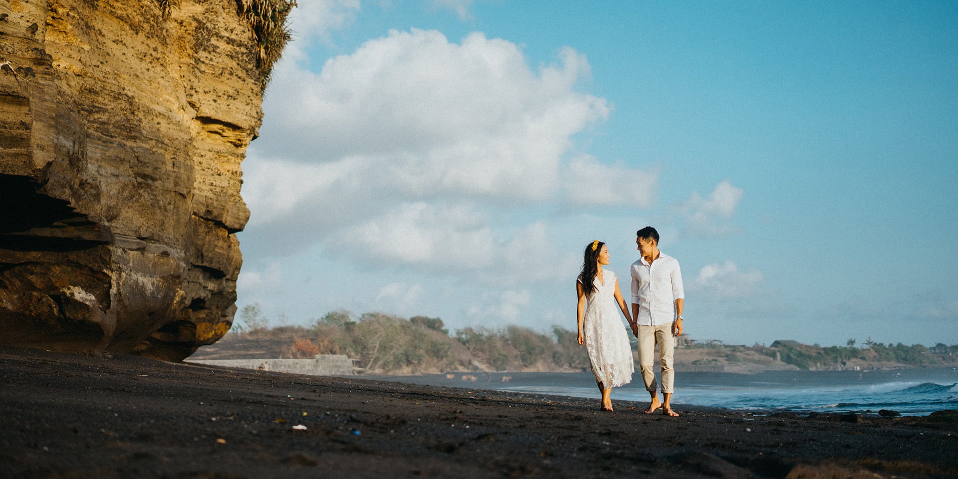 bali pre-wedding photo in Nyanyi Beach