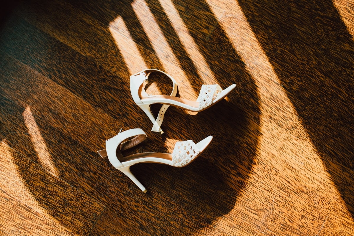 The bride shoes