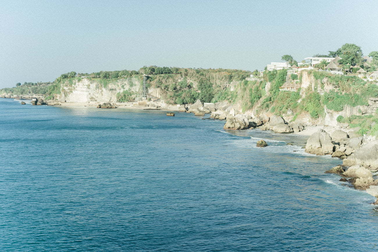 Balangan Beach cliff view