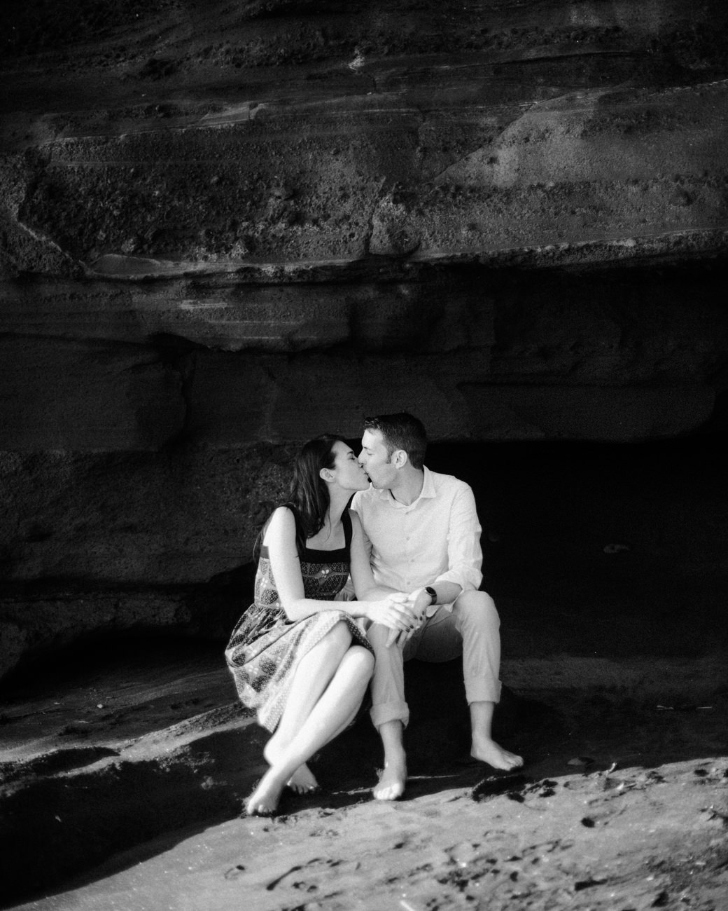 Engagement photos in Nyanyi Beach