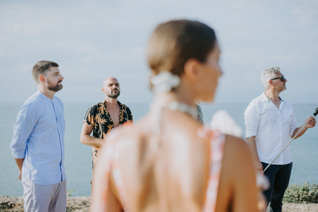 Ivan and the guests are waiting the bride