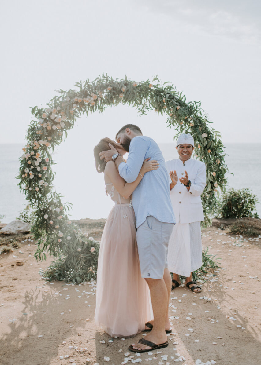 Balangan Cliff Wedding Sensation — Ivan & Tamara