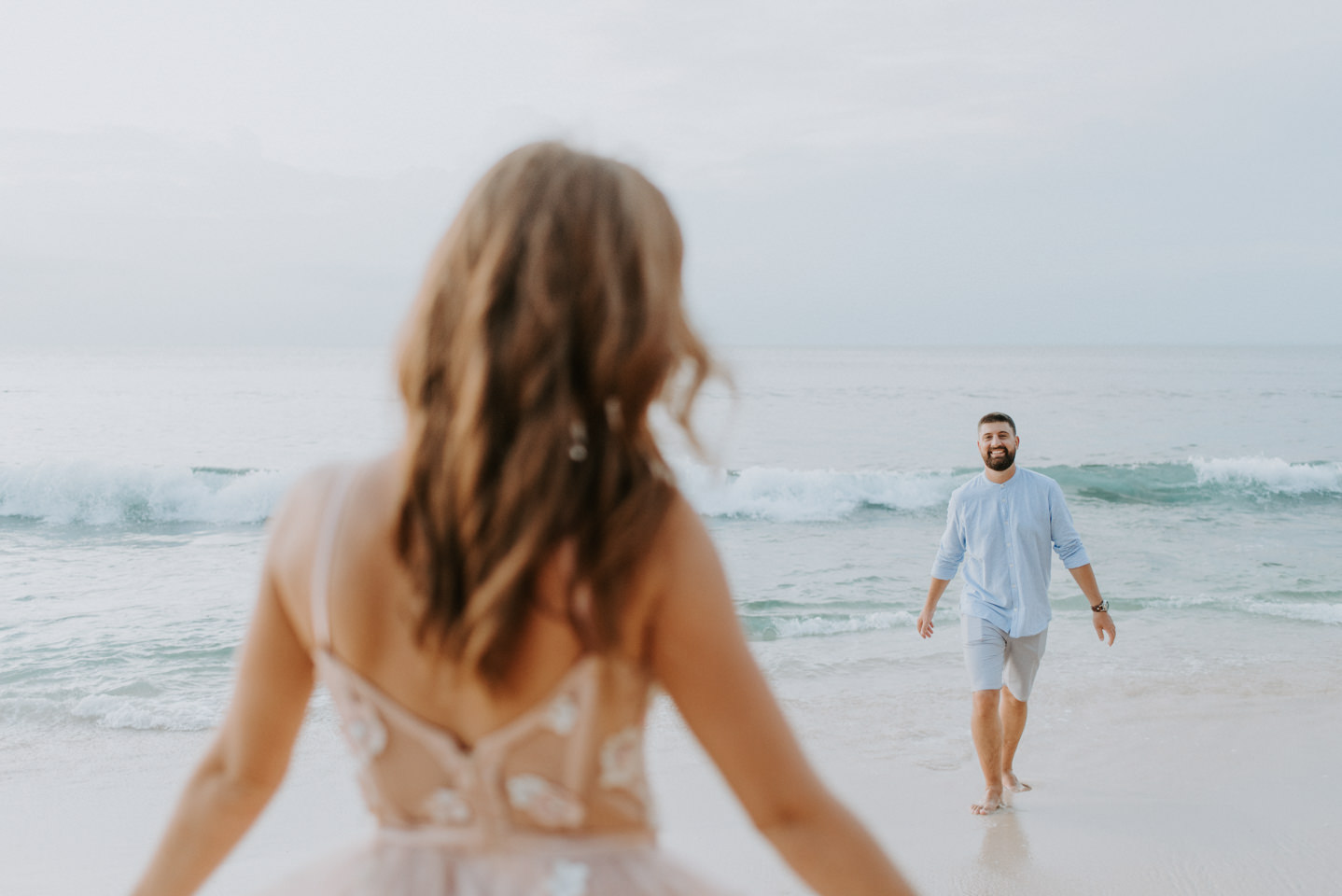 Ivan and Tamara on their wedding photo tour in Balangan Beach