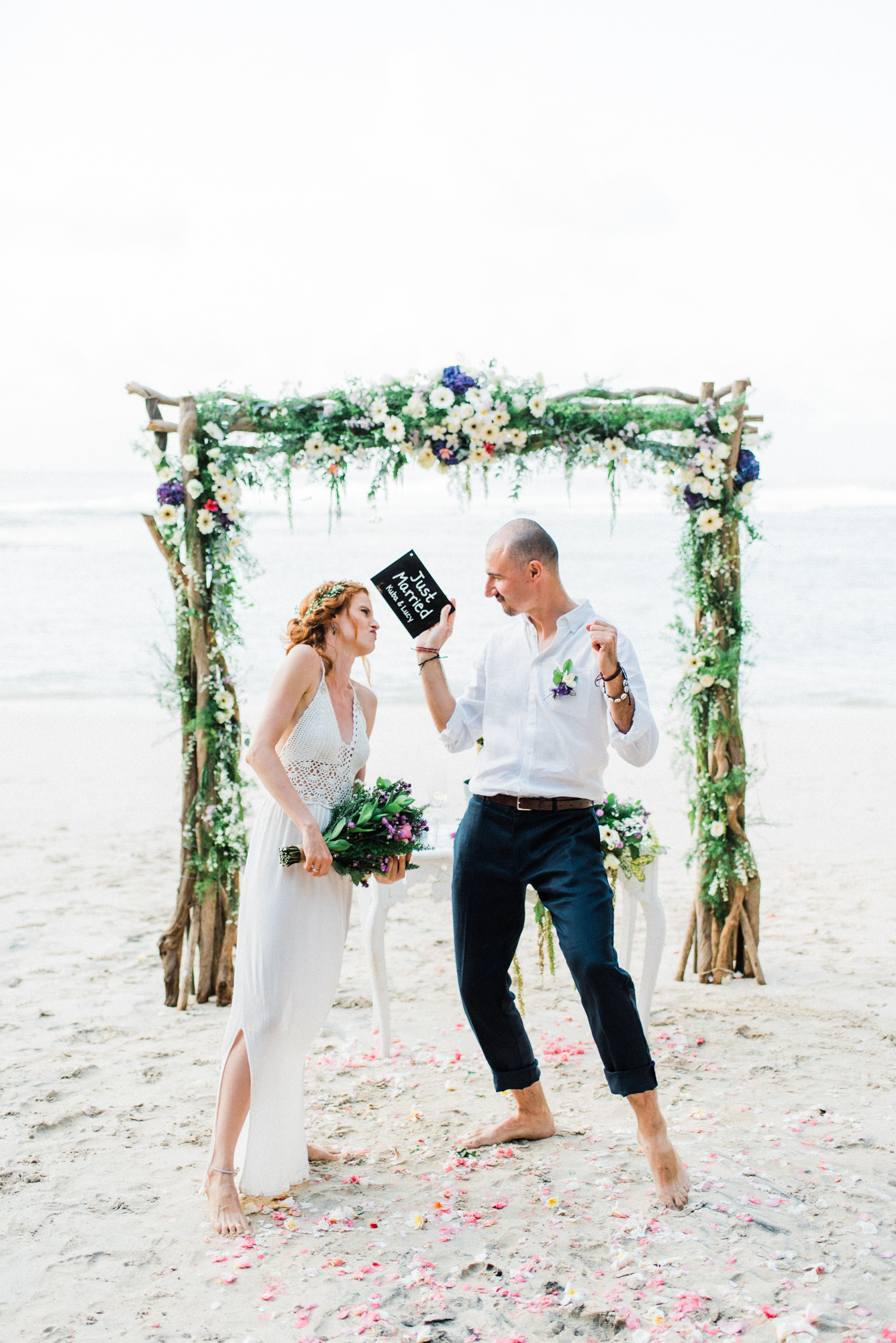 Bali elopement in New Kuta Golf