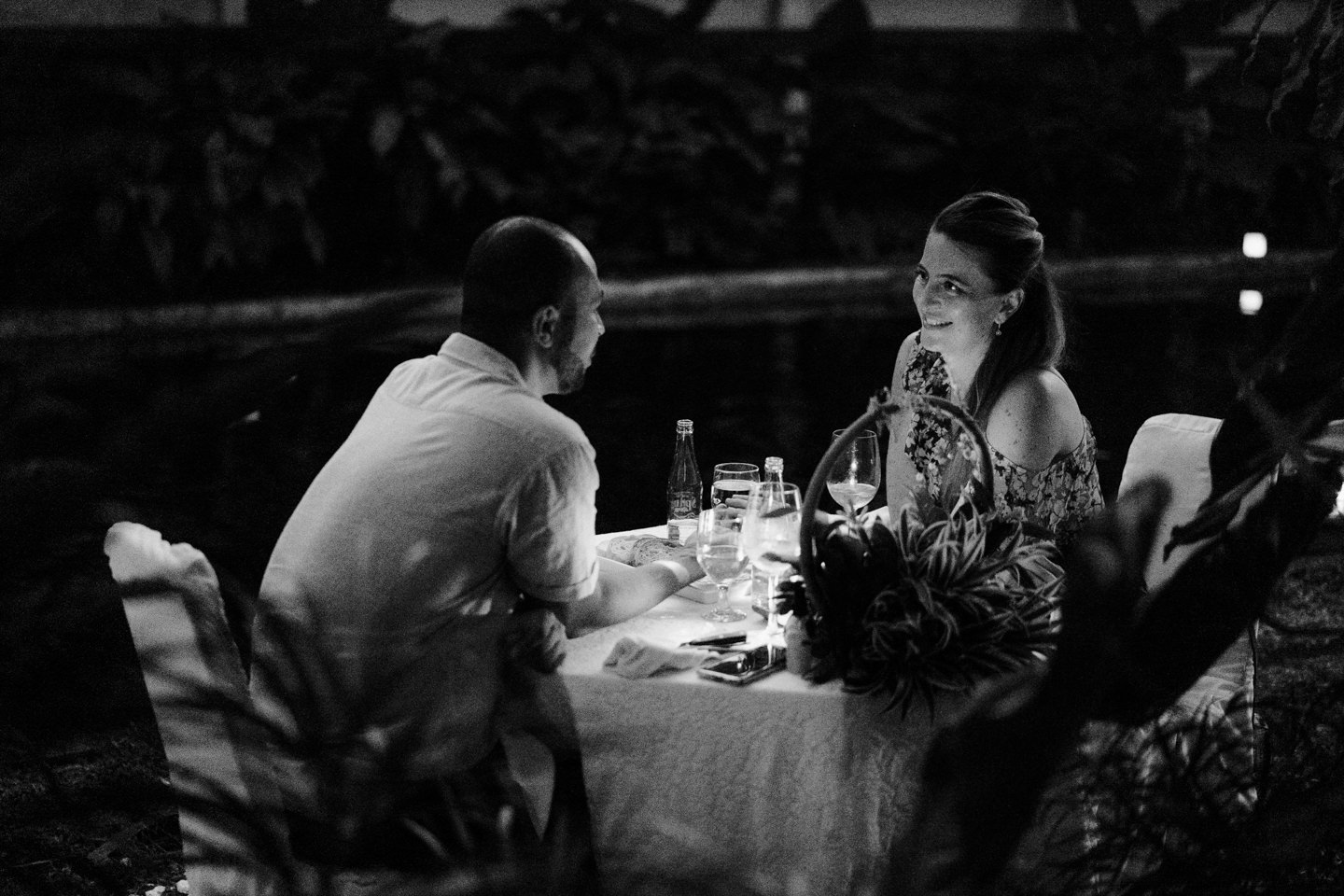 Proposal romantic dinner in Kamandalu Ubud