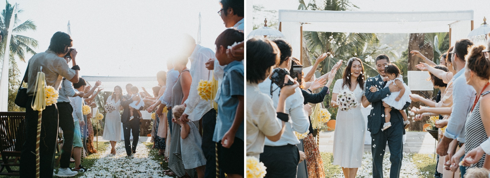 the wedding flower shower photography in ubud