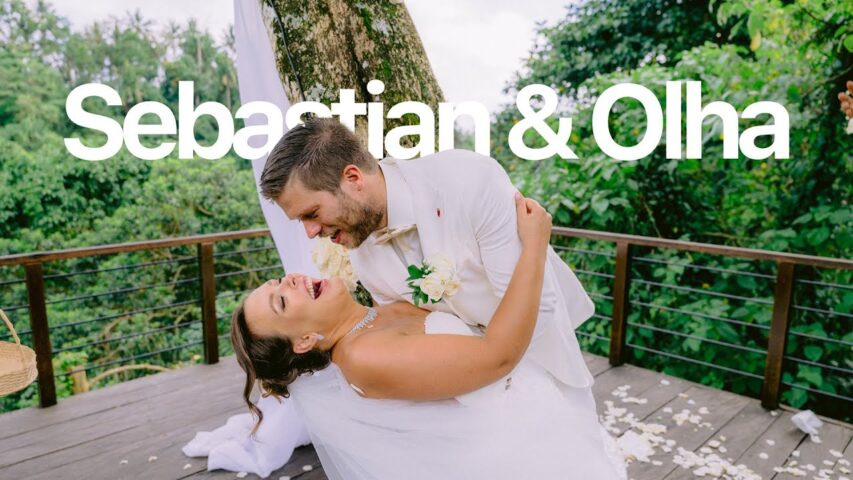 Just the Two of Us: Sebastian & Olha’s Intimate Bali Wedding Videography